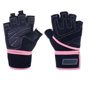 Weight Lifting Gloves Women Neoprene Ladies Black Gel Gym Straps Yoga Fitness - Product Image 1