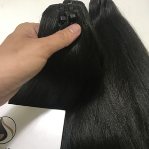 Cheveux humains vierges de style vietnamien Double Drawn, lot de mèches naturelles de qualité supérieure, vente en gros, cuticules - Product Image 5