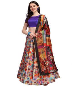 Designer indien exclusif coloré brodé travail manuel Lehenga Choli avec chemisier traditionnel personnalisé vêtements vêtement en gros - Product Image 4