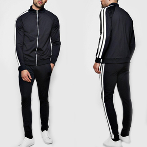 Ensemble de survêtement pour homme de haute qualité et poids lourd – Sweat à capuche entièrement zippé et pantalon de jogging personnalisés - Product Image 1