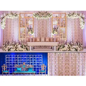 Moda resepsiyon sahne mum işığı dekor İngilizce düğün töreni sahne mum yaktı batı düğün olay mum arka duvarlar