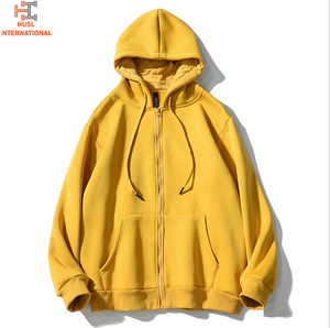 Sudadera con Capucha para Hombre, 100% Algodón de Alta Calidad, Gruesa, con Cierre, Estampado Sólido, Estilo Urbano, Térmica, Transpirable, para Invierno - Product Image 3