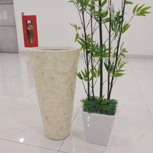 Florero de perlas Madre, maceta de color natural, maceta de artesanía de vietnam, jarrón alto de diseño más nuevo - Product Image 4