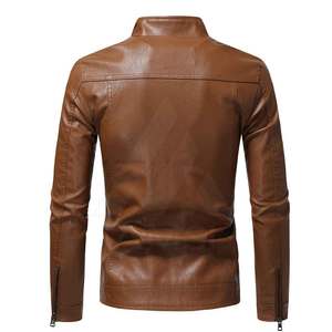 Chaqueta de cuero personalizada para hombre, chaqueta a la moda, el mejor precio, hecha en Pakistán - Product Image 2