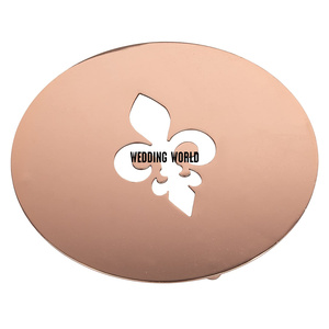 Dessous de plat en métal fait main de qualité supérieure forme ronde ustensiles de cuisine dessous de plat classique élégant vente en gros de dessous de plat en métal de luxe - Product Image 1