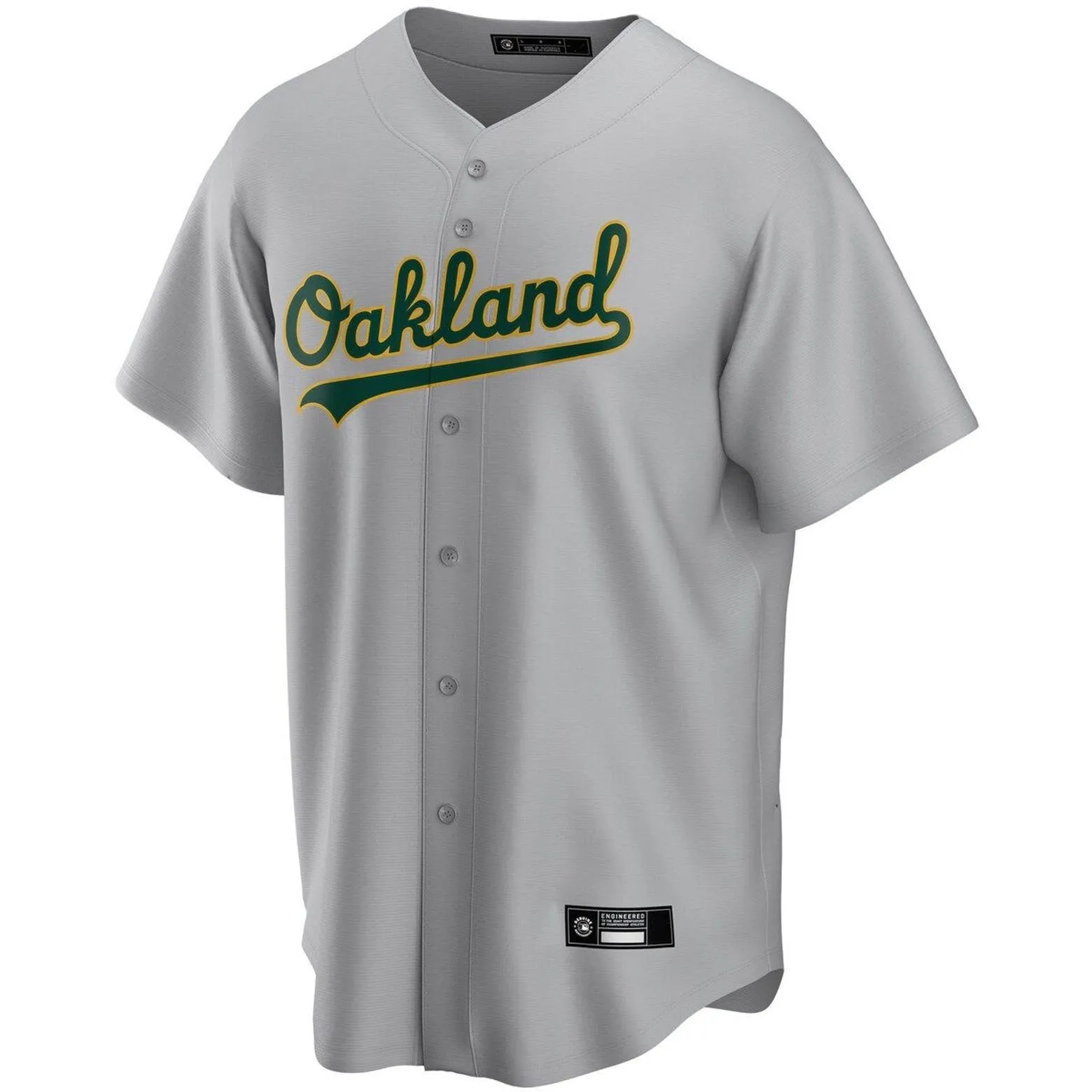 Mens Gray Oakland Athletics Road Team Baseball Jersey Plain Baseball Jersey Customization OEM Baseball Jerseys