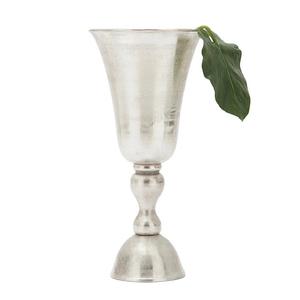 Jarrón de Flores de Metal de Diseño Artesanal, Elegante Estilo Indio, Centro de Mesa, Maceta de Piso para Bodas, Decoración Única, DISEÑOS ELEGANTES MV 156 Alto - Product Image 4