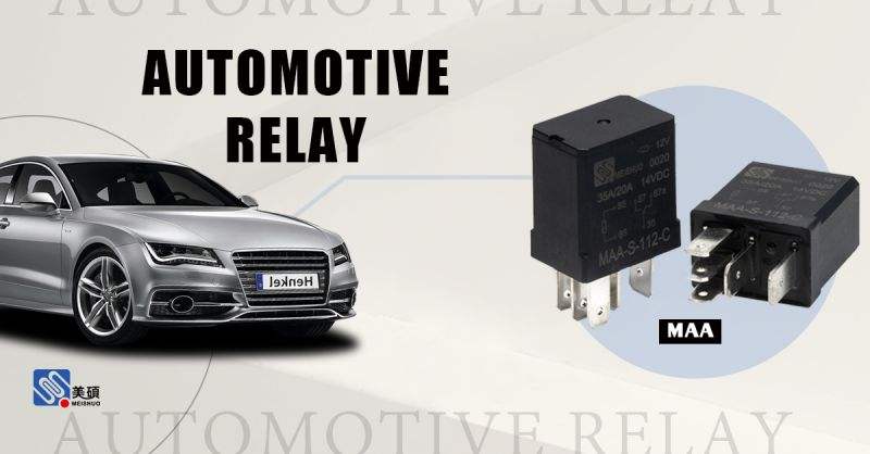 Meishuo MAA 30a 1c 12vdc High Power Electromagnetic Relay Mini Automotive Micro Relays Diode AUTO 40A Rated Current 14VDC