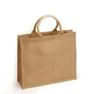 Best-seller Logo personnalisé Sac fourre-tout en toile de jute Best-seller Vente en gros Réutilisable pour le shopping orienté vers l'exportation - Product Image 1