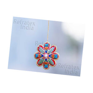 เครื่องตกแต่งเทศกาลคริสต์มาส,เครื่องประดับคริสต์มาสแบบแฮนด์เมดยอดนิยมจากอินเดีย - Product Image 1