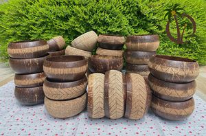 Wholesale <b>Coconut</b> <b>Shell</b> Bowl From Vietnam Custom Logo for Camping - Product Image 6