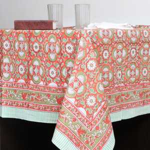 Cubierta de mesa sólida hecha a mano de algodón puro para comedor moderno Pastel - Product Image 1