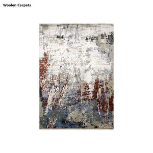 Tapis en laine noué à la main de conception tibétaine de luxe toutes saisons Style moderne du fournisseur répertorié supérieur - Product Image 1