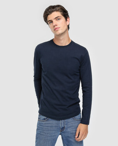T-shirt manches longues pour hommes, en coton et Polyester, décontracté, offre spéciale, - Product Image 1