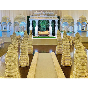 Manavarai Mandapam, thème blanc, mariage indien, grand format, nouvelle collection, - Product Image 1