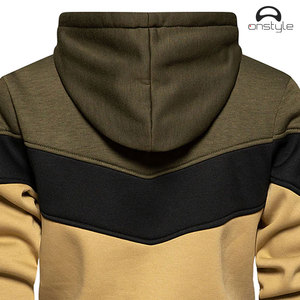 Sudadera con Capucha de Invierno para Hombre, Nueva Moda, Manga Larga, Cuello Redondo, Color Sólido, Estilo Casual Urbano, 100% Poliéster, Personalizable, Impermeable - Product Image 5