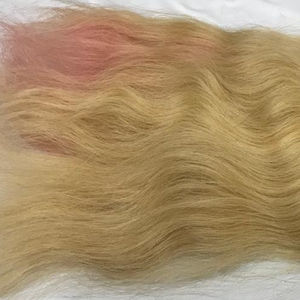 ITALIAN STRAIGHT NATURAL VIRGEN REMY INDIAN HUMAN TEMPLE HAIR 613 COLOR RUBIO MÁQUINA DOBLE TRAMADA CUTÍCULAS EXTENSIÓN ALINEADA - Product Image 1