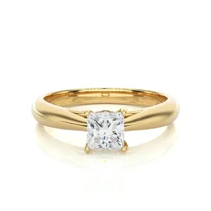 Toptan fiyata elmas tek taş yüzük gerçek elmas yüzük nişan yüzüğü tektaş yüzük sertifikalı en iyi elmas mücevher