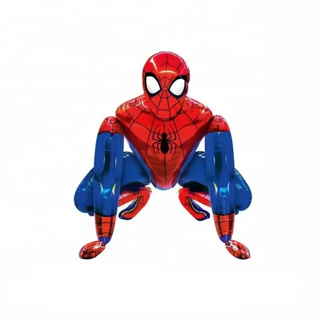 hot sale small size 55*63cm 3D spider man shape foil balloon super hero foil balloon for kid's toy happy birthday foil balloon