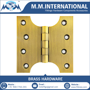 Charnière de porte en laiton poli, de haute qualité M. M, internationale, inde - Product Image 4