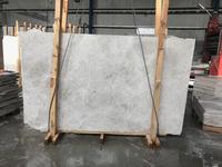Dalles de marbre poli gris clair Tundra 2025, 2 cm d'épaisseur, nouveau modèle, qualité supérieure, pour appartement, fabriqué en Turquie, CEM-SLB-40