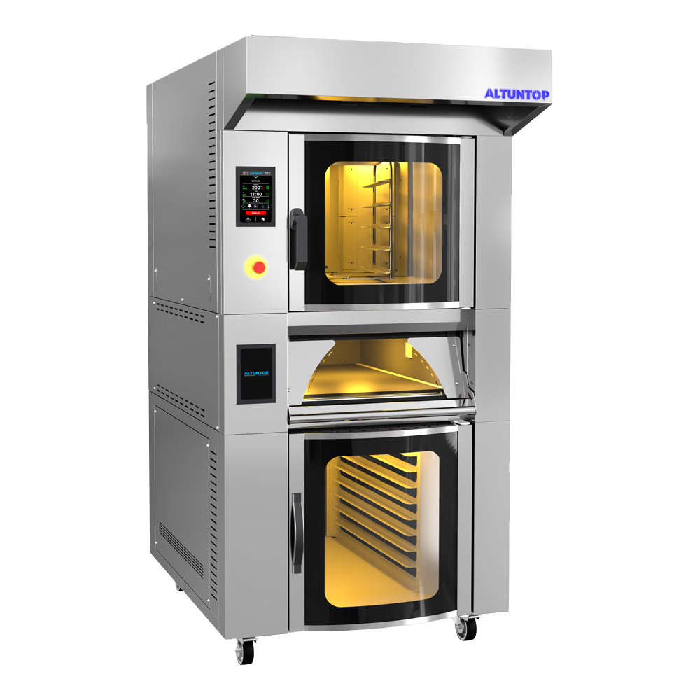 Forno elettrico compatto per attrezzature da forno e pasticceria OEM in acciaio inossidabile da cucina industriale