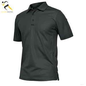Moda de verano informal para hombres para Shir manga corta Color sólido tejido ropa de hombre - Product Image 4
