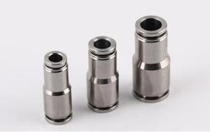 4mm 6mm 8mm 10mm 12mm OD accesorio neumático de acero inoxidable un toque línea recta Push Connect Union manguera tubo un toque <span class=keywords><strong>PUC</strong></span> - Product Image 3