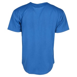 Camiseta de béisbol de tela suave de poliéster 100% con logotipo personalizado, camiseta de equipo de béisbol de manga corta con cuello en V de secado rápido transpirable - Product Image 2