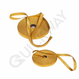 ริบบิ้นถักเปียลวดสม่ำเสมอถักเปียสีทอง - Product Image 2