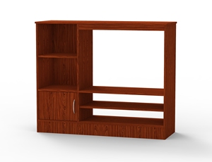 2 <b>Shelf</b> Without Door and 1 <b>Shelf</b> With Door <b>Wood</b> TV Rack Made in Malaysia 2601 - Product Image 4