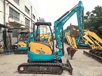 Vente en gros à bas prix de mini-excavatrice d'occasion Kubota U-30 de 3 tonnes avec petit excavateur/cabine ouverte/lame/chenilles en caoutchouc
