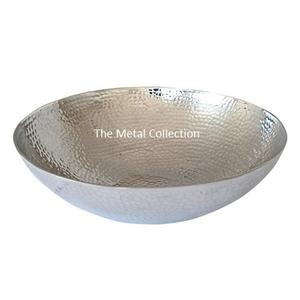 Bol de service en Aluminium Antique, pour hôtel et Restaurant, plat à salade, couleur argent pièce Antique, plateau en métal 1 pièce - Product Image 6