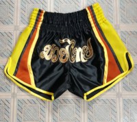 Shorts de boxe Muay Thai pour hommes personnalisables - Tissu respirant 100% polyester durable, personnalisation de la marque et service OEM