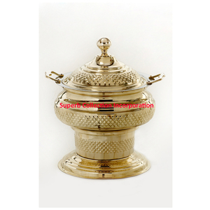 Plato pequeño de latón martillado con diamantes, gran oferta - Product Image 1