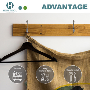 Thiết Kế Hiện Đại Treo Tường Móc Áo Trang Trí Kim Loại Khăn Và Áo Móc - Product Image 3