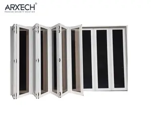 Aluminium Stainless Steel Security Mesh Door Supplier Patio Bifold Doors Aluminium Folding Patio Door Manufacture Malaysia