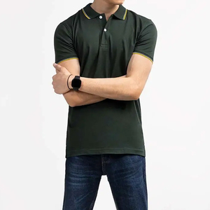 Camiseta de Cuello Alto para Hombre, Superventas 2022, de Alta Calidad, con Logotipo Personalizado, 100% Algodón, Tejido de Punto, Secado Rápido, Transpirable, Ajuste Holgado - Product Image 2