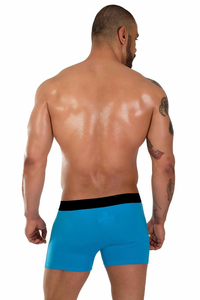 Calzoncillos bóxer transpirables de tiro alto para hombre, ropa interior 100% algodón, cómoda elasticidad - Product Image 6