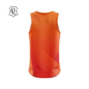 Maillot de Fitness sans manches pour hommes, vêtements de sport, de musculation, de course à pied, avec Logo personnalisé - Product Image 2