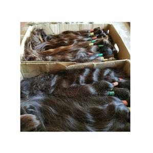 Extensiones de cabello humano de cabello crudo y Virgen sin procesar 100% de la mejor calidad al precio de fábrica al por mayor en India - Product Image 1