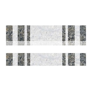 Azulejos de cerámica con diseño de flores para escalera, azulejos de color amarillo, S-300x1200mm, R-200x1200mm - Product Image 4