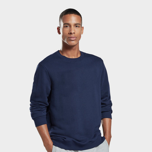 OEM Fashion custom print logo crew neck oversize <b>plain</b> men <b>sweatshirts</b> - Product Image 3