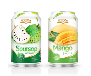 Néctar de Frutas Alto en Fibra con Trozos Suspendidos, Lata de Aluminio Elegante de 330ml, Refresco Líquido Premium, Marca Personalizada, Venta al por Mayor - Product Image 5