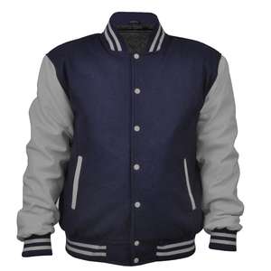 Meilleure vente de haute qualité nouvelle mode hommes Bomber Varsity veste Top professionnel grande taille vêtements - Product Image 1