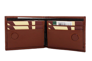 Cartera de cuero genuino hecha a mano de dos pliegues para hombre, cartera hecha a mano delgada de calidad Premium, hecha a mano, hecha en Turquía - Product Image 5