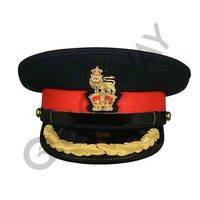 Venta al por mayor mejor alta calidad uniforme ceremonial oficial pico gorra personalizada todo el diseño y logotipo 2024