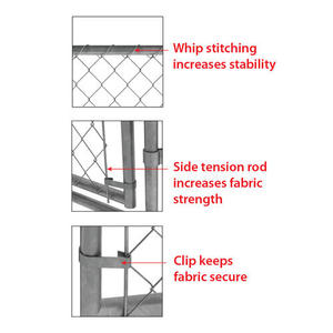 Ticari 5-<span class=keywords><strong>DOG</strong></span> Stok Gümüş Metal Çevre Dostu Taşınabilir Katlanabilir Açık Hava Köpek Taşıma Çantası Çıtçıtlı - Product Image 6