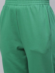 Conjuntos de ropa de invierno de dos piezas para mujer, Tops cortos y sudaderas con capucha de colores sólidos, pantalones de chándal, conjuntos de chándal de 2 uds ecológicos - Product Image 6