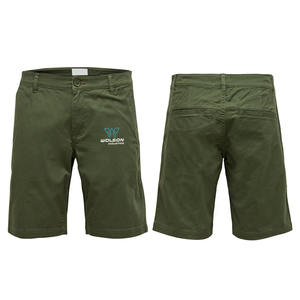 Meilleure qualité respirant coton Chino Cargo Shorts unisexe été mode décontracté pantalons Cortos dernière conception motif solide - Product Image 1